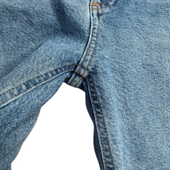 AGOLDE Riley High Rise Straight Crop in Whiplash Denim Blue Jeans 28 B25 - Picture 3 of 12